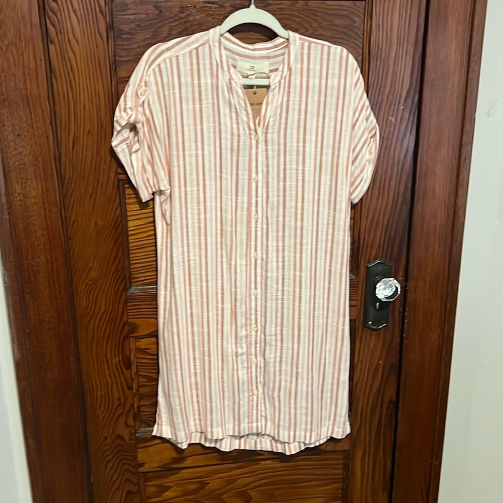 NWT Thread+Supply medium linen button up dress